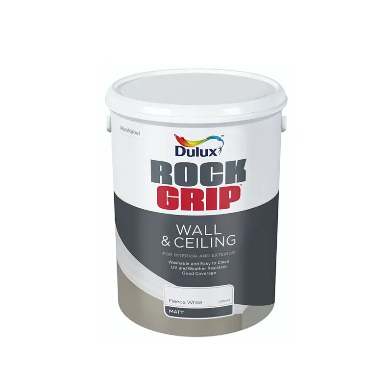 DULUX ROCKGRIP WALL & CEILING 5L WHITE