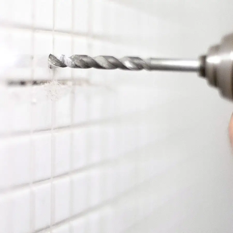 drilling into tiles